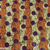 African Print Autumn Tree Brown & Orange Traditional Wax Print Cotton Fabric By The Yard