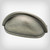 Avante P39613-PI 3" Plain Cup Cabinet Drawer Pull Tumbled Pewter Finish