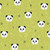 Stof Fabrics 4501-204 Pretty Panda Bamboo Cotton Fabric By The Yard