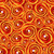 Blank Quilting 9775-33 Lost in Space Swirls w/ Stars Orange Cotton Fabric by The Yard