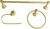 Peerless Bayside 3 Piece Bath Accessory Hardware Set Polished Brass Finish Peerless Bayside 3 Piece Bath Accessory Hardware Set Polished Brass Finish