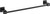 DELTA 77524-BL Ara 24" Bath Towel Bar Rack, Matte Black