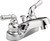 Peerless P299618LF-ECO-W 4" Centerset Bath Faucet Chrome Finish