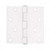 Liberty HN0009C-W  4" Square Corner Door Hinge White Finish