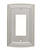 Hampton Bay W36398-SNE  Classical Emery GFCI Satin Nickel Cover Plate
