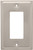 Liberty 126363  Satin Nickel Country Fair Single GFCI Decora Cover Wall Plate