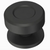 Brainerd P43472W-FB 1 1/4" Simple Beveled Cabinet & Drawer Knob Matte Black