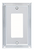 Hampton Bay W36281-PC Chrome Reflect Single GFCI Wall Plate Cover