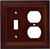 Franklin Brass W35245-ESO Espresso Classic Architect Switch / Duplex Wall Plate Cover