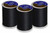 Coats Dual Duty 135 yds. ea Spool Thread Black 3 Pack