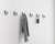 Liberty B12093V-FB  Single Prong Hook Flat Black Finish 6 Pack
