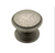 Liberty P61603-PI  Round Wide Base 1 1/4" Cabinet Drawer Knob Tumbled Pewter