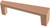 Liberty P40827K-BCP 3" Angled Pull Brushed Copper Finish 10 Pack Liberty P40827K-BCP 3" Angled Pull Brushed Copper Finish 10 Pack