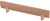 Liberty P40849K-BCP 3 3/4" Gathered Blade Cabinet Drawer Pull Brushed Copper 10 Pack