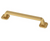 Liberty P40125C-117 5 1/16" Notched Backplate Cabinet & Drawer Pull Brushed Brass