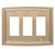 Hampton Bay W36405-CZ Classical Emery Triple GFCI Champagne Bronze Cover Plate
