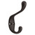 Home Essentials Oil Rubbed Bronze 3" Heavy Duty Hook