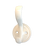 Solutions by Liberty 120549 White Coat and Hat Hook with Round Base