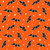 Henry Glass Here We Glow Halloween Tossed Bats Cotton Fabric By The Yard