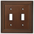 Brainerd W31561-ESO Espresso Architect Double Switch Wall Plate Cover Brainerd W31561-ESO Espresso Architect Double Switch Wall Plate Cover