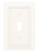 Hampton Bay W31557-W White Classic Architect Single Switch Wall Plate Cover Hampton Bay W31557-W White Classic Architect Single Switch Wall Plate Cover