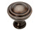 P17477C-STB  Statuary Bronze Double Ring 1 1/4" Cabinet Drawer Knob