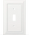 Brainerd W10762-PW Pure White Architect Single Switch Wall Plate Cover Brainerd W10762-PW Pure White Architect Single Switch Wall Plate Cover