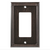 Brainerd W16047-VBR Ruston Venetian Bronze Single GFCI Decora Wall Plate Cover