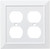 Franklin Brass W35247-PW Pure White Classic Architect Double Duplex Wall Plate Cover Franklin Brass W35247-PW Pure White Classic Architect Double Duplex Wall Plate Cover