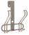 Franklin Brass OTDW02F-NIC Nickel Double Over the Door Hook Franklin Brass OTDW02F-NIC Nickel Double Over the Door Hook