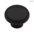 P624AAV-BL  Black Plastic 1 3/8"  Cabinet Drawer Knob