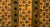 28646 African Mali Mud Cloth Bambara Bogolanfini Gold Aprox 51" x 75"