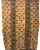 28646 African Mali Mud Cloth Bambara Bogolanfini Gold Aprox 51" x 75"