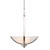 Alta Peak Collection 3-Light Stainless Steel Bowl Pendant w/ Glass Shade