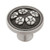 PBF390Y-BSP Brushed Satin Pewter Forget Me Not Drawer Cabinet Knob Pull