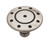 PBF316Y-BSP 1 3/8" Brushed Satin Pewter Ring Dot Cabinet Drawer Knob