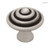 PBF528Y-BSP  1 1/2" Ring Dot Cabinet Drawer Knob Brushed Satin Pewter