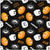 Henry Glass Olde Salem Glow Pumpkin Allover Black Fabric By The Yard Henry Glass Olde Salem Glow Pumpkin Allover Black Fabric By The Yard