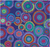 Free Spirit Kaffe Fassett Mosaic Circles Blue Fabric By The Yard