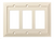 Brainerd W18182-LAL Light Almond Classic Architect Triple GFCI Decora Wall Plate Cover