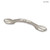 PN0311C-SN Satin Nickel 76mm 3" Priscilla Paw Drawer Pull