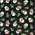 Blank Quilting Feeling Frosty Tossed Snowmen Black Fabric By The Yard