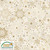 Stof Star Sprinkle Snowflakes Cream Gold Cotton Fabric By The Yard