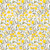 Blank Quilting Folk Garden Flowers Yellow Cotton Fabric By The Yard Blank Quilting Folk Garden Flowers Yellow Cotton Fabric By The Yard