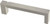 Liberty P40823K-SN 3 3/4" Asymmetric Notched Cabinet Drawer Pull Satin Nickel 10 Pack