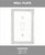 Franklin Brass Satin Nickel Classic Beaded Single Switch Cover Plate 3 Pack