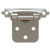 BRAINERD H0103AV-SN-O2 Self-Closing Overlay Hinge, Satin Nickel