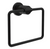 Delta NIC46-MB Nicoli Bath Towel Ring Matte Black Finish