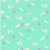 Paintbrush Studios Otter Romp Swimming Turquoise Cotton Fabric By The Yard