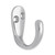 Liberty  Single Prong Hook Polished Chrome Finish 2 Pack